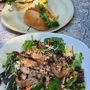 salads, food
