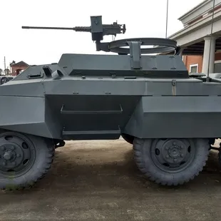 amphibious armored car