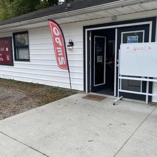 Store front entrance!