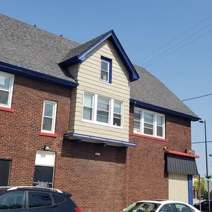 cars parked in front