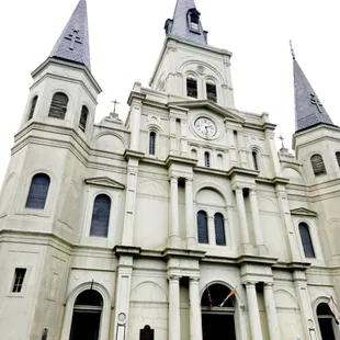 The Cathedral-Basilica of St. Louis King of France is the oldest Catholic cathedral in continual use in the United States.