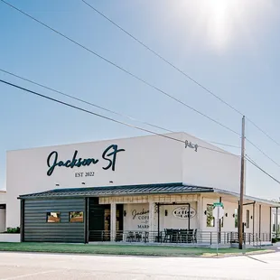 the outside of the building