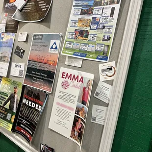 I love that they have a community board! I added a few of my Resume &amp; Coffee business card