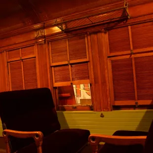 inside Drover's coach, GN X-757, 1893 Smith &amp; Barney