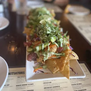 *AHI TUNA NACHOS