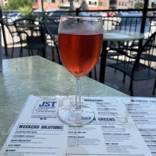 Cranberry mimosa