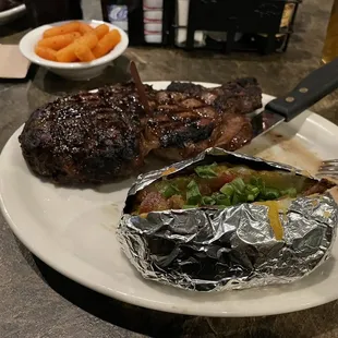 Steak lunch