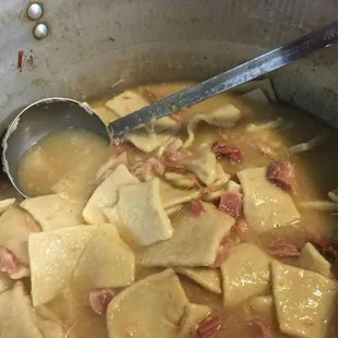 Our homemade ham potpie.. Never lasts lasts long