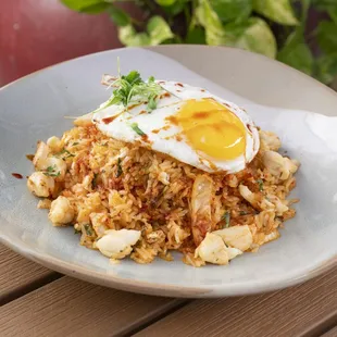 Jumbo Lump Crab &amp; Kimchi Fried Rice
