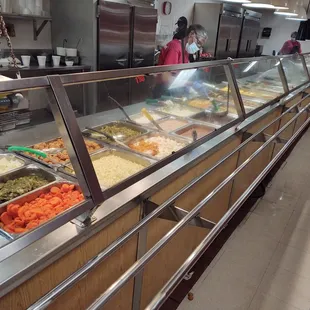 selection of proteins and vegetables