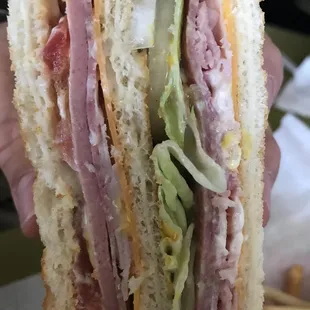 House Club with Fries and Drink $7  It was great!