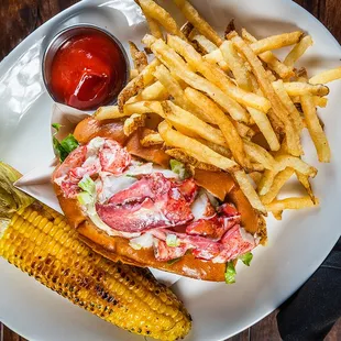 Jackson's Lobster Roll at Jackson's Mighty Fine Food &amp; Lucky Lounge