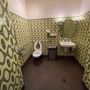 a public restroom