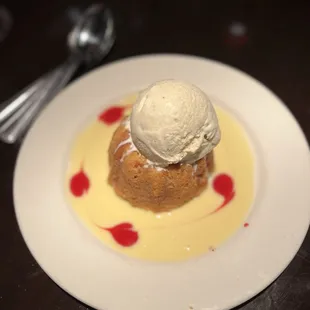 Warm White Chocolate Bread Pudding