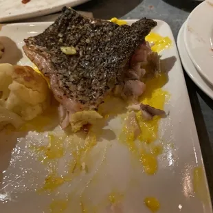 Crispy skinned fish......not!