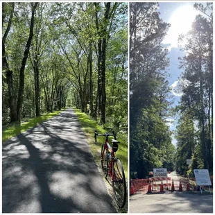 Newly resurfaced trail riding smooth; starts at Mile4, ends at Mile8 (Otis Rd crossing). Resurfacing still not fully complete (4/12/22)