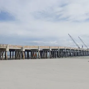 New pier is coming along nicely