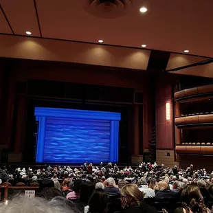 All seated and ready for Mama Mia.