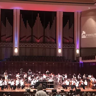 the orchestra and orchestra