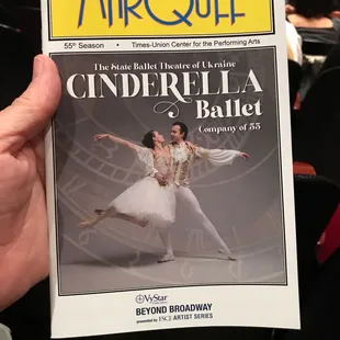 Here to see Ukrainian state ballet with daughter Jessica and husband, Kevin.