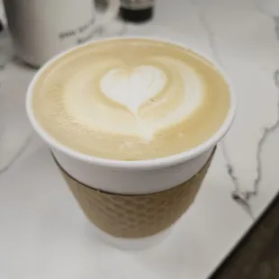 a cup of cappuccino