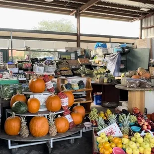 a variety of fruits and vegetables