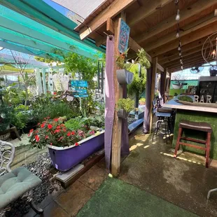 Part of the cafe/bar