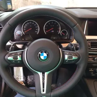 Sitting in a $103,000 Beamer!