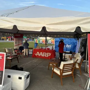 AARP - waters &amp; snacks for members