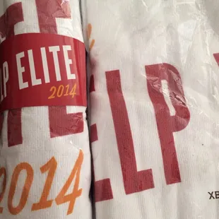 Yay!  Yelp Elite Beach Towels!