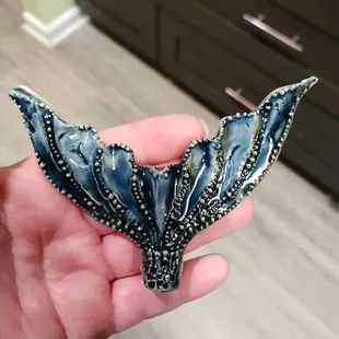 Whale tail ornaments! I love them