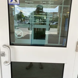 Hours of operation as of 10/19