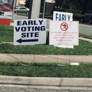 Early Voting at library