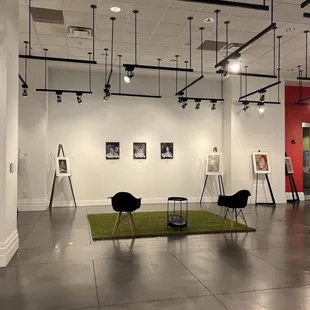 First floor, art gallery
