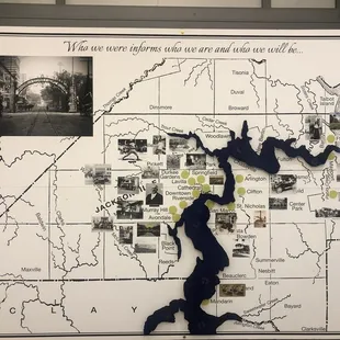 Display for first Wednesday, History of Jacksonville