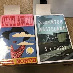Two books came in; one each for two book clubs! Yikes!