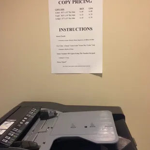 Copier prices