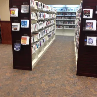 One of many rows of books