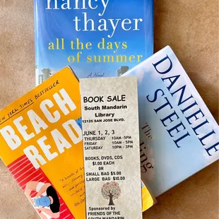 *:｡ﾟ *‿*  Start the long hot summer with a few good books @ #SouthMandarin Library #BookSale this weekend June 1-3. *:｡ﾟ (･‿･)
