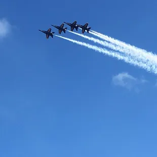 Blue Angels starting the show