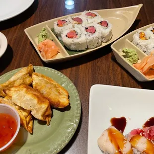 sashimi, sushi and sashimi, sushi, food