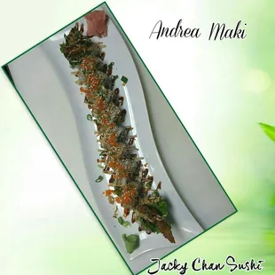 A very popular maki at Jacky Chan Sushi