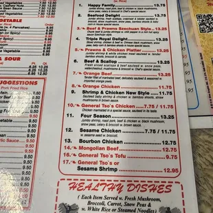 menu, sushi and sashimi