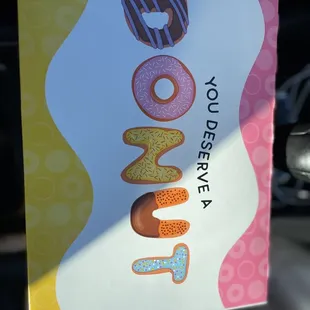 a box of donuts
