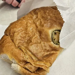 Jalapeño ham &amp; cheese croissant