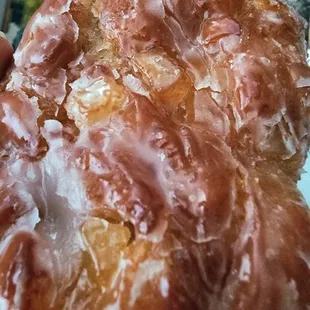 Close-up of APPLE FRITTER!