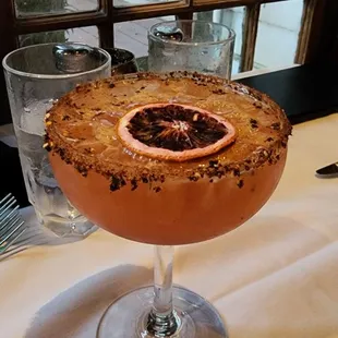 Blood orange margarita