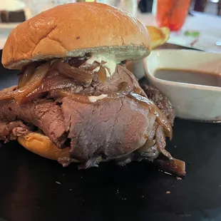 Prime rib sandwich