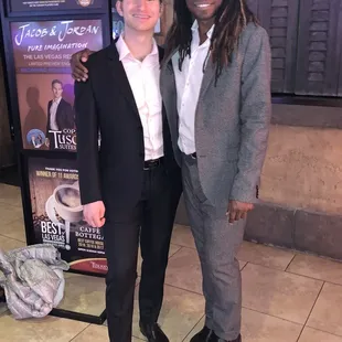  two men posing for a picture