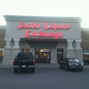 the entrance to jacob liquor exchange